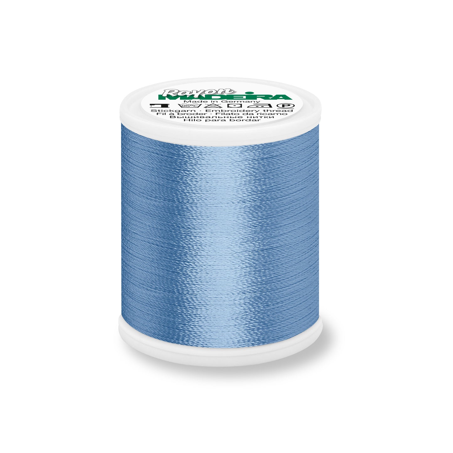 1000 m Stickgarn Madeira Rayon No.40, Farbe 1028 Blau
