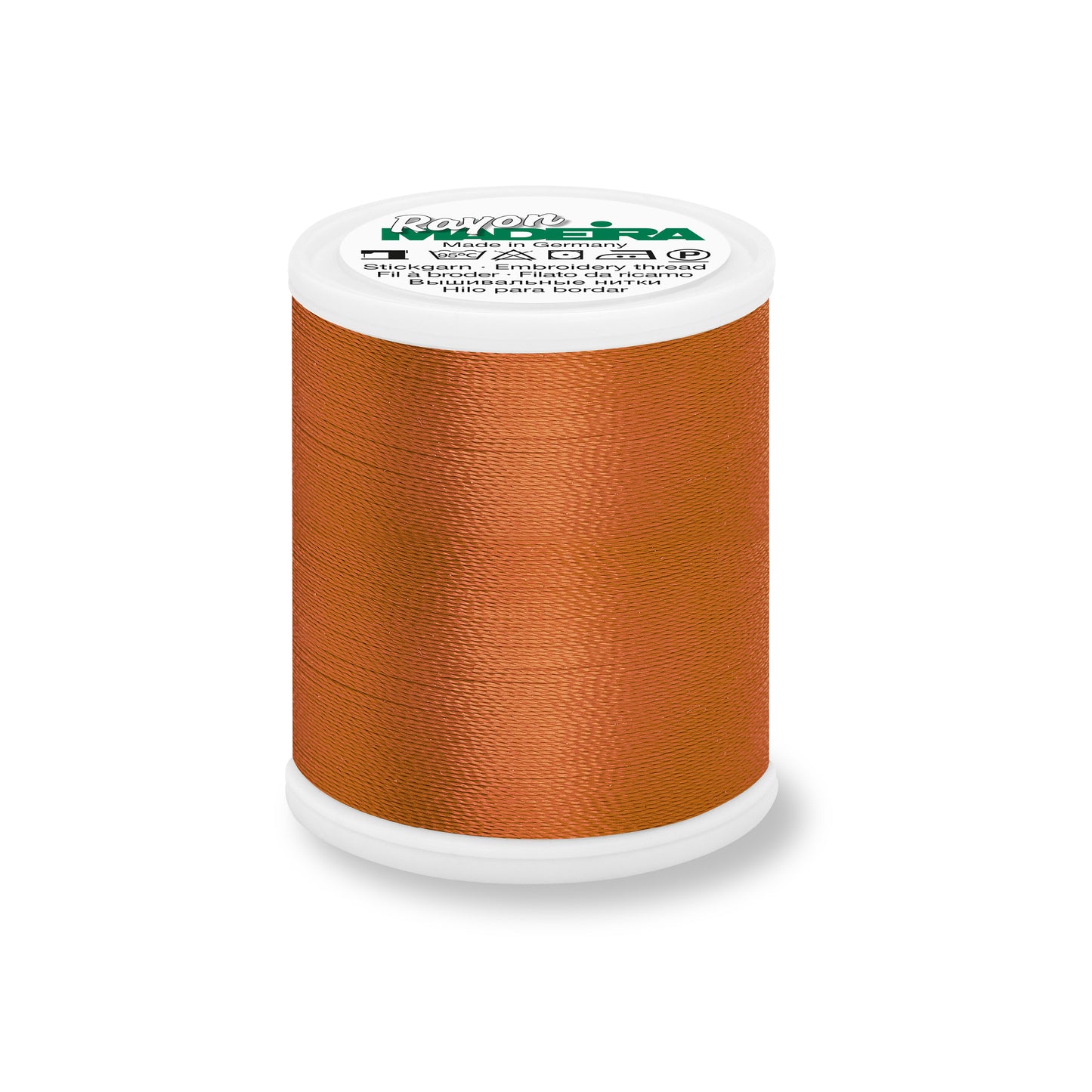 1000 m Stickgarn Madeira Rayon No.40, Farbe 1257 Bernstein