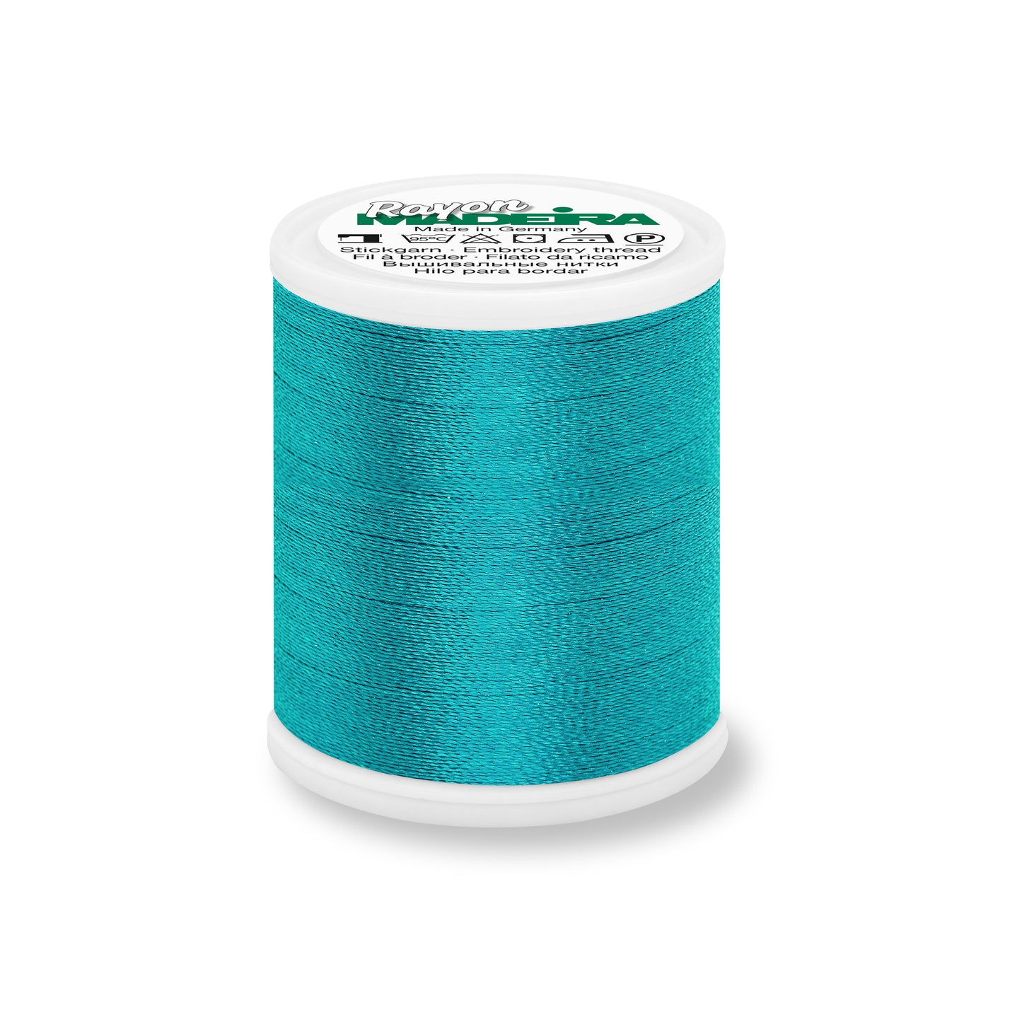 1000 m Stickgarn Madeira Rayon No.40, Farbe 1295 Dunkeltürkis