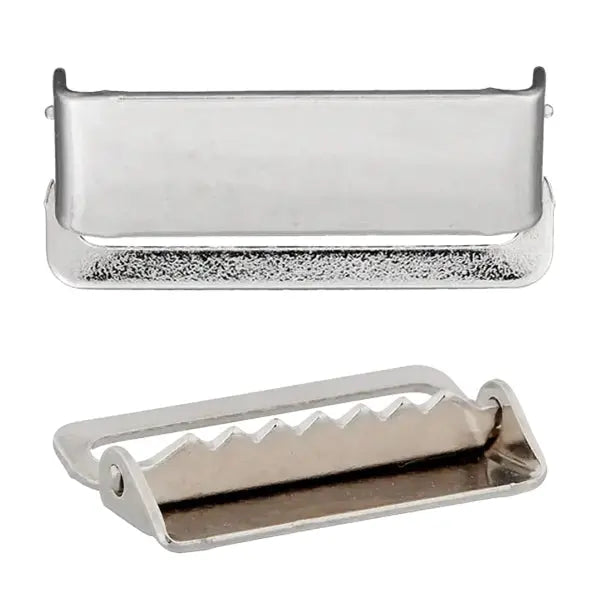 Hosenträger Feststeller, silber Union Knopf