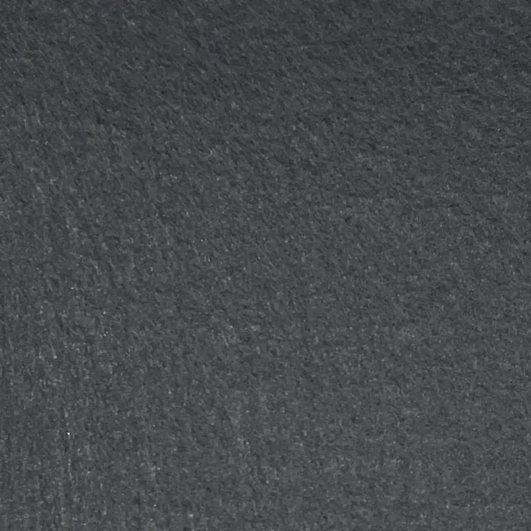 Koreanischer Stickfilz Solitone in Dunkelgrau, 1,2 mm stark, Polyester Filz Meterware, 1 Meter pro Einheit