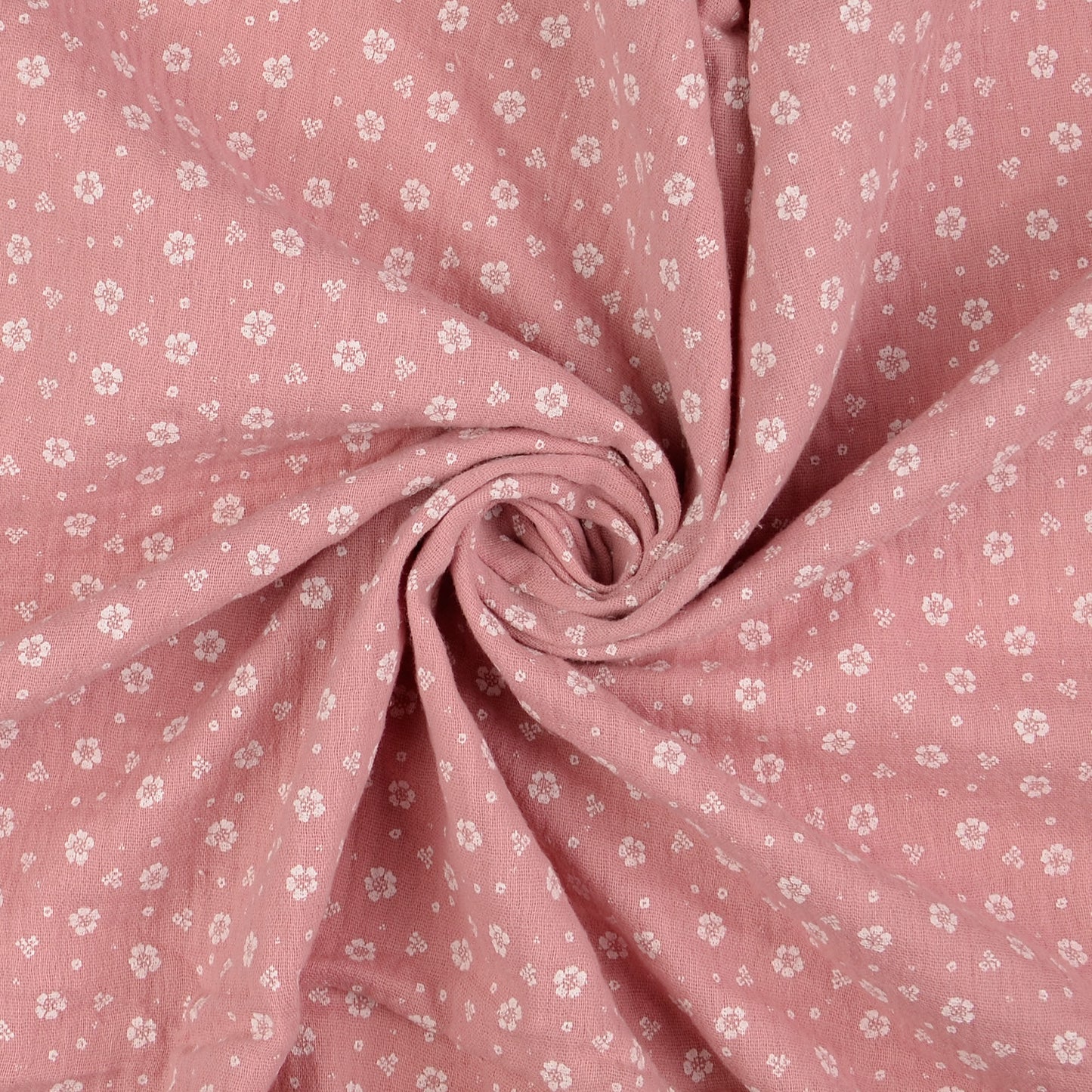 Rucksack aus Musselin Double Gauze, kleine Blümchen