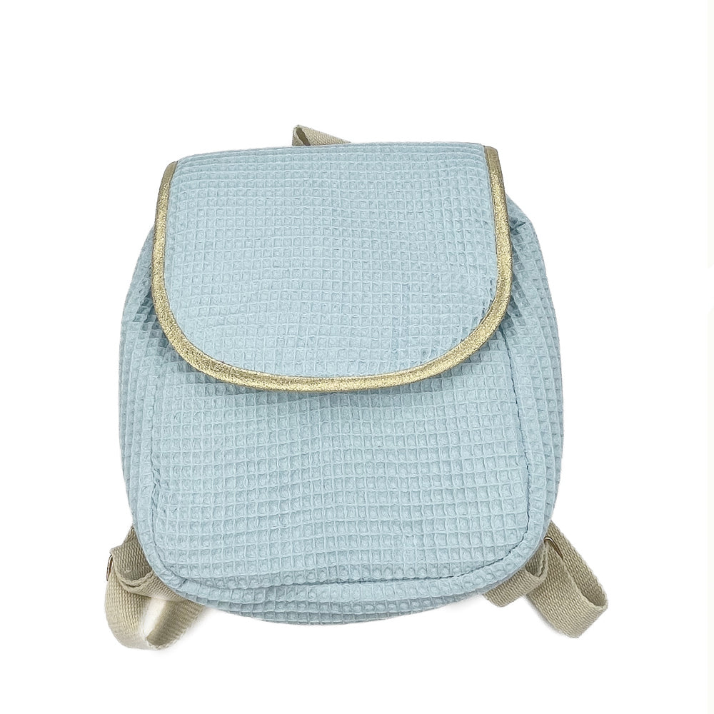 Rucksack aus Waffelpiqué