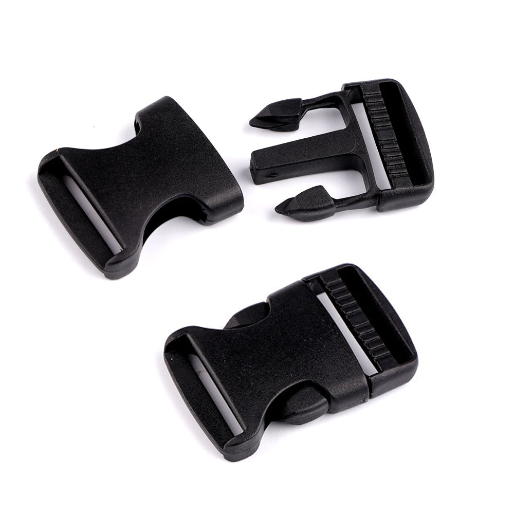 Steckschnalle Kunststoff, schwarz, 32mm