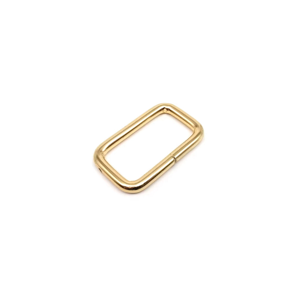 Vierkantring aus Metall, gold, 38mm