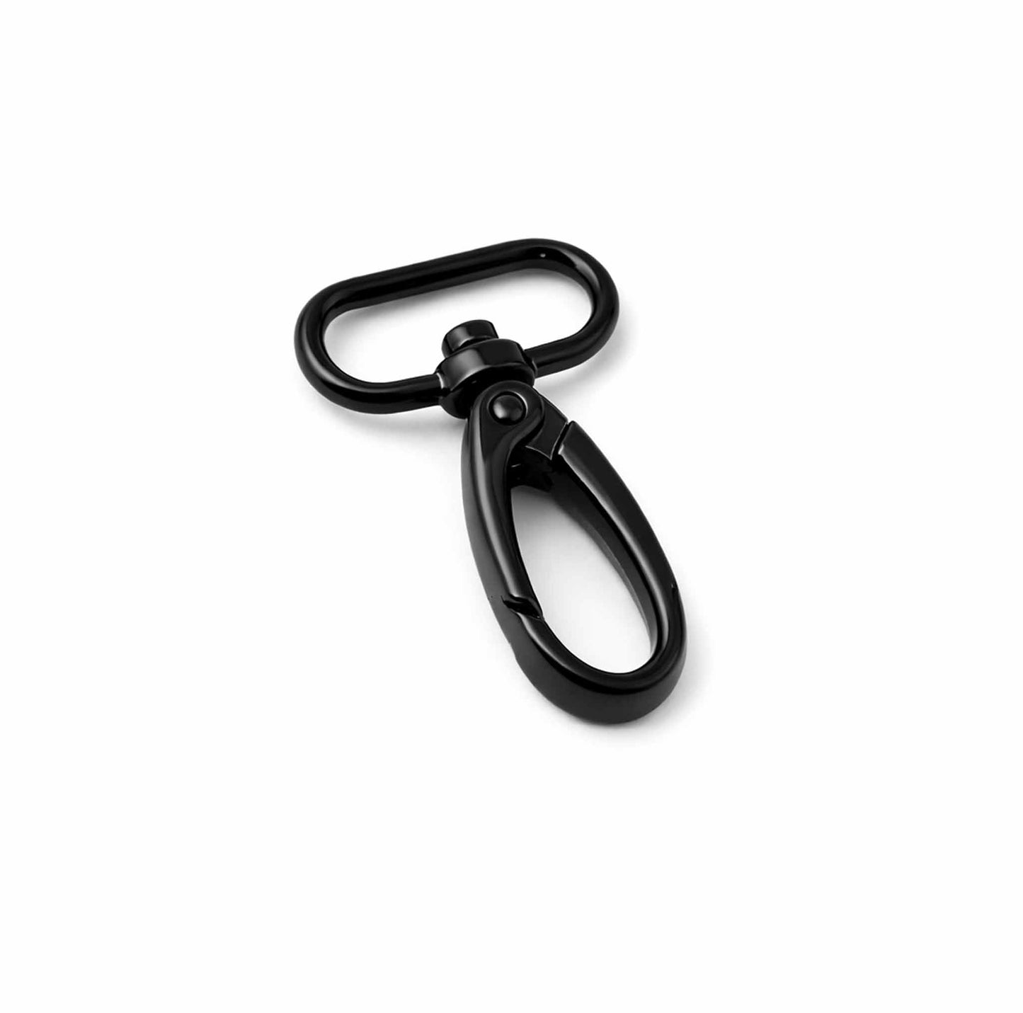 Karabiner aus Metall in 25 mm und 30 mm, erhältlich in Silber, Rosé und Schwarz
