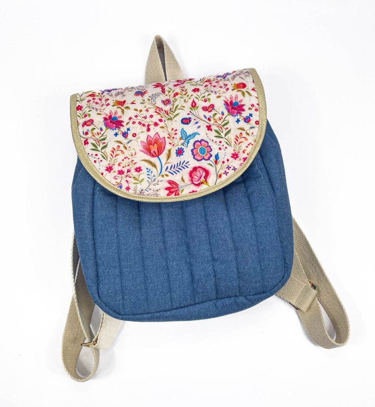 Rucksack aus Jeansstoff