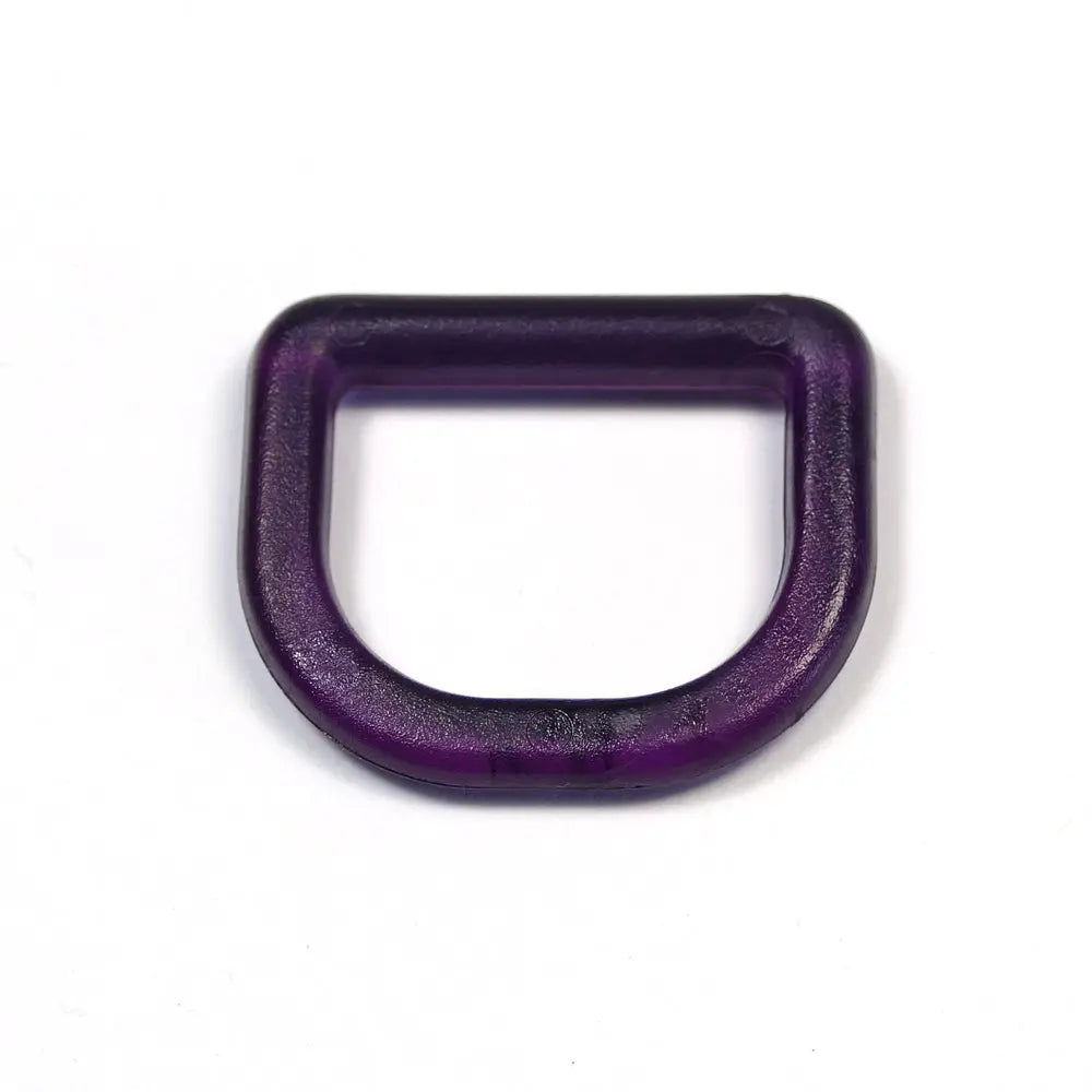 D-Ring Kunststoff 25 mm in Lila – robuster Taschenbeschlag für DIY-Nähprojekte
