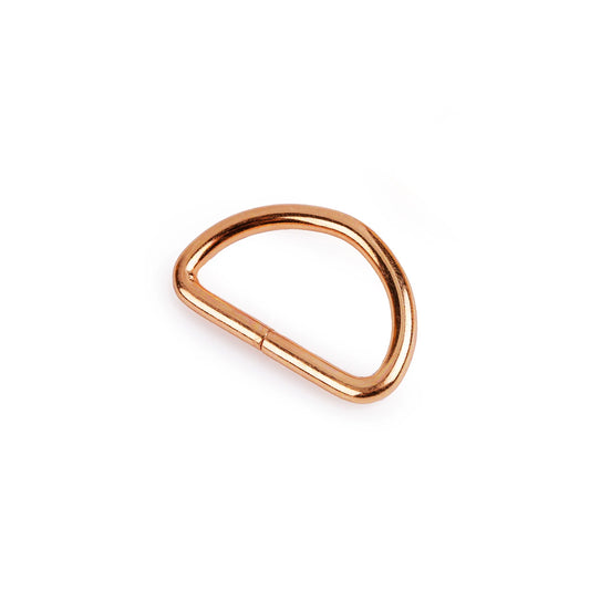 D-Ring aus Metall, rosegold, 32mm