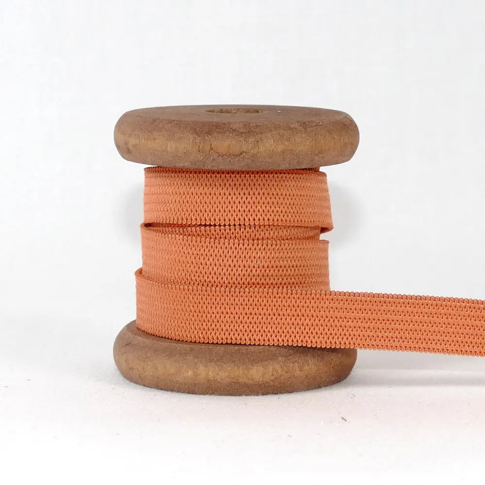 Gummiband 10 mm Orange – elastisches Band 5 Meter