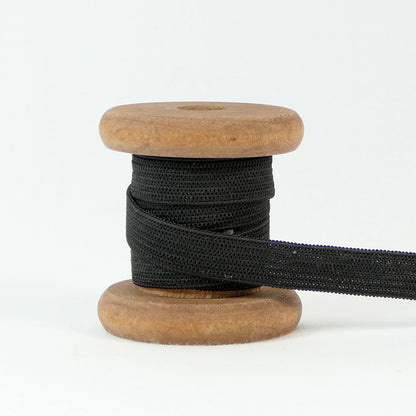 Gummiband Meterware 10 mm Schwarz