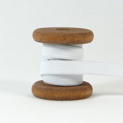 Gummiband Meterware 10 mm Weiß