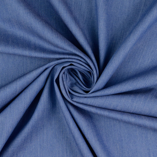 Jeans Stoff / Lyocell gewaschen, jeansblau