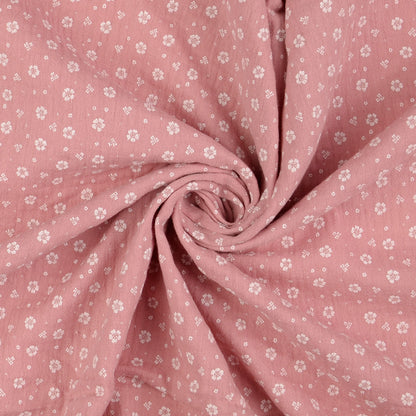 Rucksack aus Musselin Double Gauze, kleine Blümchen