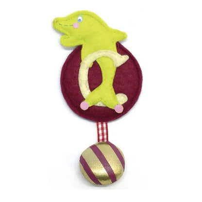 Dushi Stoffbuchstabe C in vielen unterschiedlichen Farben, aus Baumwolle, mit Schlaufe zum Annähen oder Aufhängen, ca. 7 x 10 cm