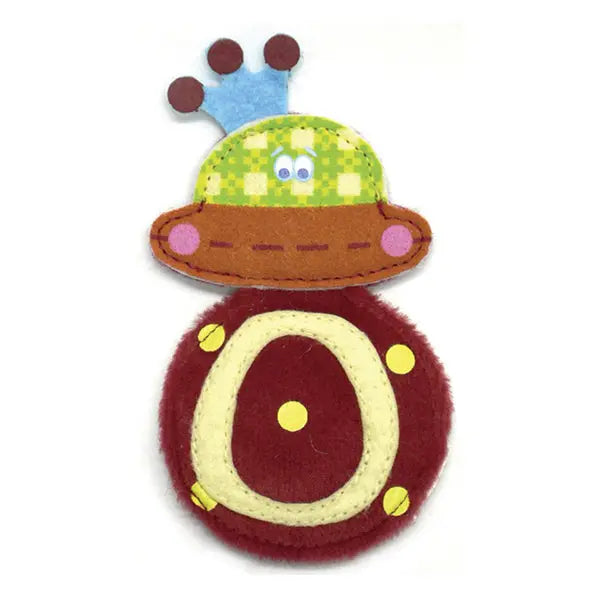 Dushi Stoffbuchstabe O in vielen unterschiedlichen Farben, aus Baumwolle, mit Schlaufe zum Annähen oder Aufhängen, ca. 7 x 10 cm