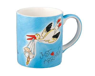 Becher Kaffeetasse von Miladesign Blau