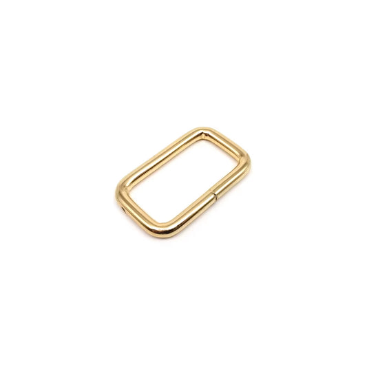 Vierkantring aus Metall, gold, 38mm