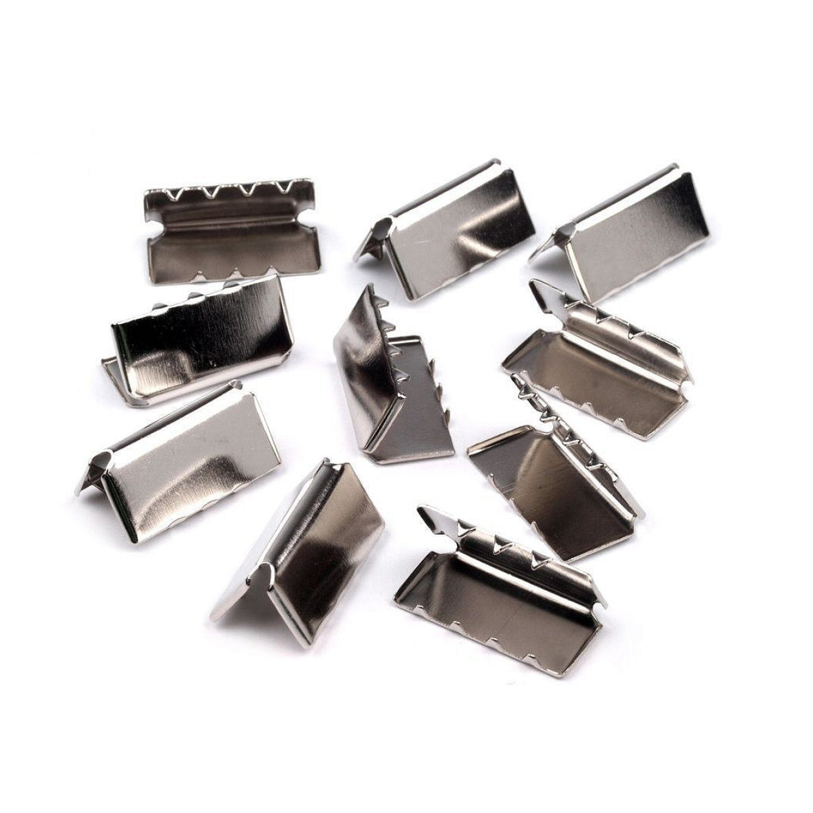 Gurtband Endstücke aus Metall, 20 mm