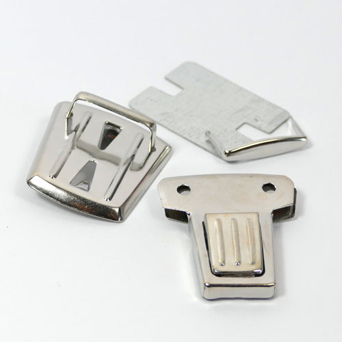 Mappenschloss Steckschloss 38 mm, silber