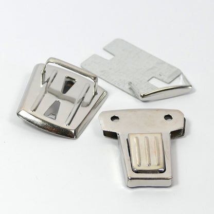 Mappenschloss Steckschloss 38 mm, silber