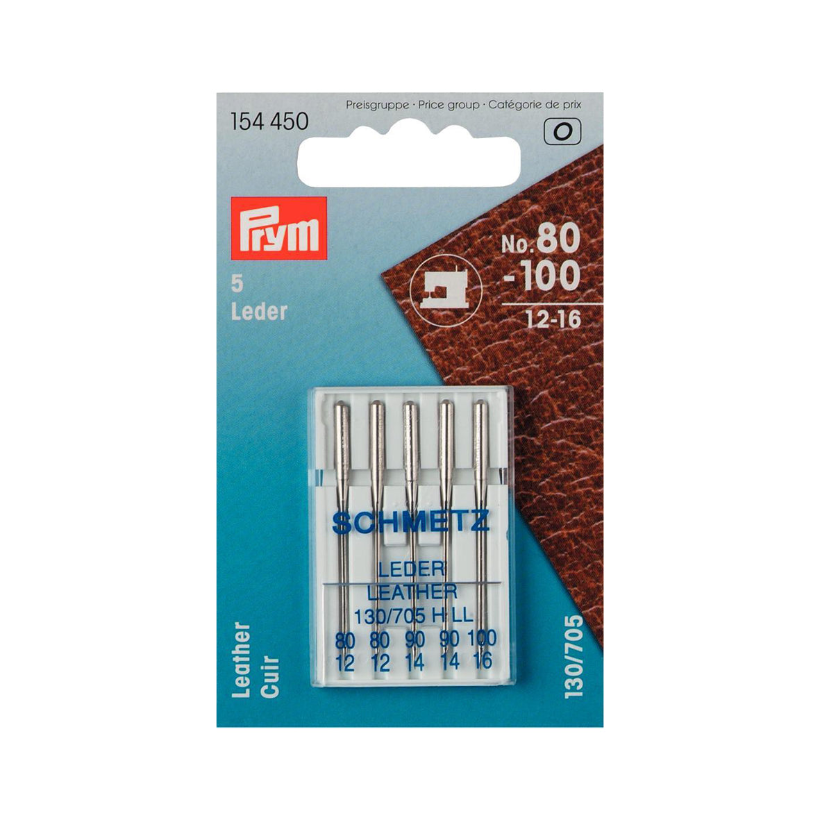 Prym Nähmaschinennadeln Leder 80-100